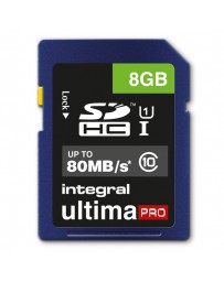SDHC INTEGRAL 8GB CLASS10 U-PRO 80MB/S READ*