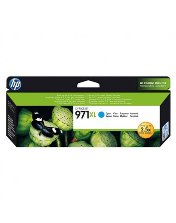 INK JET HP ORIG. CN626AE Nº 971XL CYAN