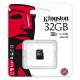 MICRO SDHC KINGSTON 32GB + ADAPTADOR CLASE 10