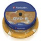 DVD-R VERBATIM 16X ADVANCED AZO 4.7GB CAKE 25 120M