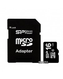 MICRO SDHC SILICON 16GB + ADAPTADOR CLASE 10