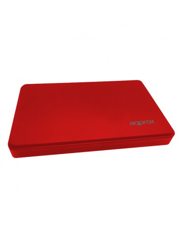 CAJA EXT.APPROX HDD SATA2.5" ROJA APPHDD300R USB3.0