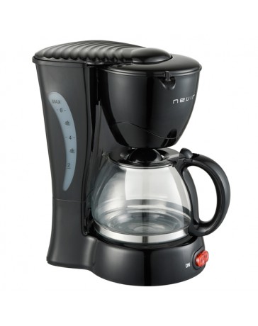 CAFETERA NEVIR ELECTRICA 6 TAZAS 600W NEGRA