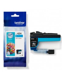 INK JET BROTHER ORIG LC424C HASTA 750 PAG.