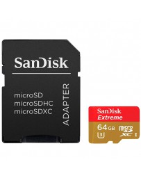 MICRO SDXC SANDISK+ ADAPTADOR SD ULTRA 64GB CL10