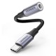 CABLE USB TIPO C A JACK 3.5MM – NYLON+ALUM - UGREEN