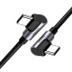 CABLE USB TIPO C - 2M - QC 4.0 - DOBLE CODO - UGREEN