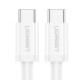 CABLE USB TIPO C A USB TIPO C 3A-2M-QC-BLANCO - UGREEN