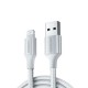 CABLE USB 2.0 A LIGHTNING 2.4A – 2M – PLATA - UGREEN