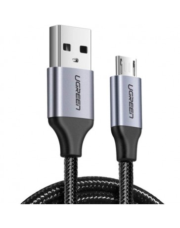 CABLE USB 2.0 A MICRO USB 2A-2M-NYLON-NEGRO - UGREEN