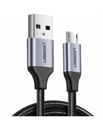 CABLE USB 2.0 A MICRO USB 2A - 1.5M – NEGRO - UGREEN