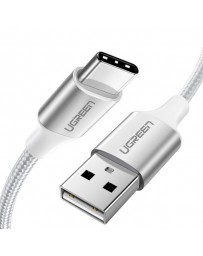 CABLE USB 2.0 A USB TIPO C 3A -2M-QC 3.0-BLANCO - UGREEN