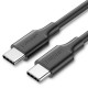 CABLE USB TIPO C 3A - 1.5M - CARGA RAP. QC – NEGRO - UGREEN