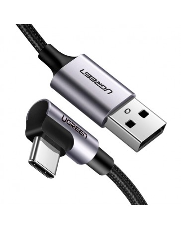 CABLE USB 2.0 A USB TIPO C 3A-2M-ACODADO-NEGRO - UGREEN