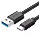 CABLE USB 3.0 A USB TIPO C 3A - 2M – QC-PVC NEGRO - UGREEN