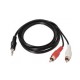 CABLE AUDIO ESTEREO 3.5M/3.5M 2.5MTS