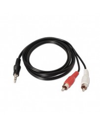 CABLE AUDIO ESTEREO 3.5M/3.5M 2.5MTS