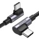 CABLE USB TIPO C 5A - 2M - QC 4.0 - DOBLE CODO - UGREEN