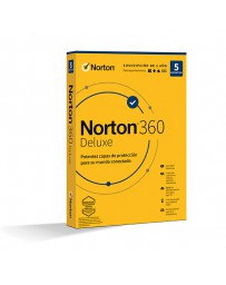 SOFTW. NORTON 360 DELUXE 50GB ES 1 USU 5 DISP.1 AÑO BOX