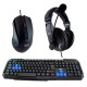 COMBO TECLADO+RATON+AURICULARES 3GO