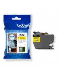 INK JET BROTHER ORIG LC422Y HASTA 550 PAG. YELLOW