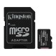 MICRO SDXC KINGSTON 256GB SELECT 80R CL10 UHS-I CARD +
