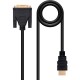 CABLE NANOCABLE DVI MACHO HDMI MACHO1.8M NEGRO