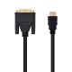 CABLE NANOCABLE DVI MACHO HDMI MACHO1.8M NEGRO