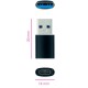 ADAP. NANOCABLE USB 3.1 MACHO USB TIPO-C HEMBRA