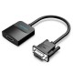 CABLE CONVERSOR VENTION ACNBB/ VGA MACHO HDMI HEMBRA 15CM