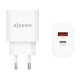 CARGADOR AISENS A110-0681 1USB TIPO C + USB-A 20W BLANCO