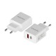 CARGADOR AISENS A110-0681 1USB TIPO C + USB-A 20W BLANCO