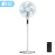 VENTILADOR DE PIE ZERMATT 3025 W SILENCIOSO BLANCO 25W