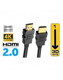 CABLE HDMI 2.0 4K 30/ 60HZ MACHO/MACHO 5 MTRS