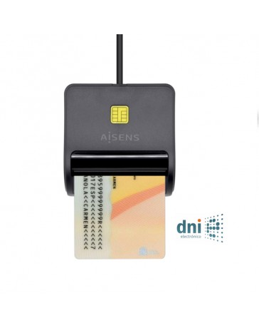 LECTOR DE DNI USB ASCR-SN01-BK AISENS NEGRO