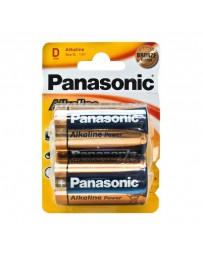 PILAS ALCALINAS PANASONIC R-20 PAQ 2