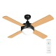 VENTILADOR DE TECHO SIROCO 3042 B MADERA 106 CM