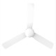 VENTILADOR TECHO GALERNA 3052 INOX ASPAS TRANSLÚCIDAS 132 CM