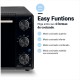 MINI HORNO CONVECCIÓN HEALTHYBAKE 48 L 2000W FULL BLACK