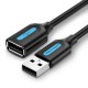 CABLE VENTION USB 2.0 MACHO USB HEMBRA 5M NEGRO CBIBJ