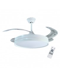 VENTILADOR DE TECHO FIT ENERGY ASPAS RETRACTIL BLANCO