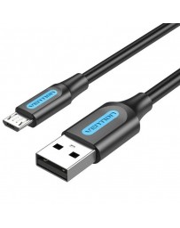CABLE USB 2.0 VENTION USB MACHO/ MICROUSB MACHO 1M NEGRO COL
