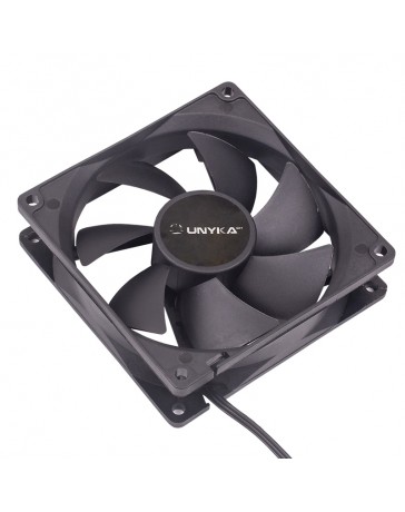 VENTILADOR UNYKACH 90MM VELOCIDAD MAX. 2000RPM NEGRO