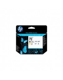 INK JET HP ORIG.C9384 CABEZ.NEGRO/AMARILLO Nº72