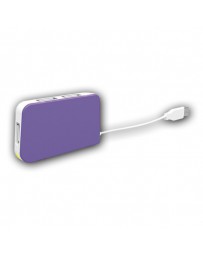 HUB APPROX TRAVEL 4 PORT USB PURPLE APPHT4P
