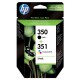 INK JET HP ORIG. MULTIPACK SD412EE Nº 350 + 351 NEGRO