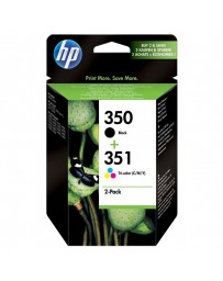 INK JET HP ORIG. MULTIPACK SD412EE Nº 350 + 351 NEGRO