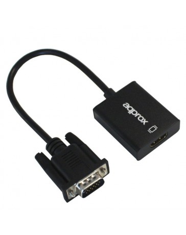 ADAPTADOR APPROX VGA A HDMI APPC25